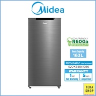 Midea Single Door Fridge 163L Gross Refrigerator Peti Sejuk Peti Ais 1 Pintu Murah 冰箱 MDRD229FGD28