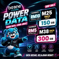 BeONE Mobile SIM Kad Prepaid 5G | Tukar Telco (MNP) Kekal No. Lama | Data 150GB-500GB | Unlimited Ca