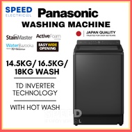 [SABAH ONLY] PANASONIC WASHING MACHINE WITH HOT WASH 14.5KG NA-FD145V3BT 16.5KG NA-FD165V3BT 18KG NA