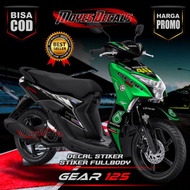 [Ready Stock] Decal Yamaha Gear 125 Stiker Decal Motor Yamaha Gear 125 Decal Yamaha Gear 125 Full Bo