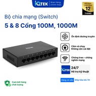 [IQTEK] Metal case network Switch, 5 port 8 port 100M 1000M Gigabit Ethernet Switch,