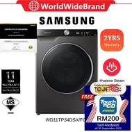 Samsung 11KG Wash &amp; 7KG Dry Front Load Washer Dryer | WD11TP34DSX/FQ Washing Machine Mesin Basuh 洗衣机