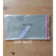 OPP Plastic 9x15