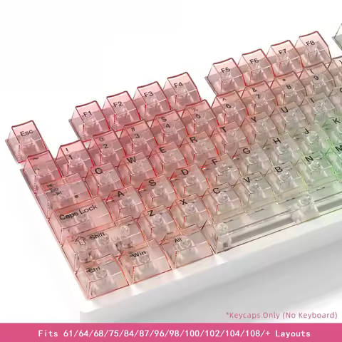 Cherry Profile Color Gradient Keycaps PC Key Caps Compatible with Mechanical Keyboard 68 75 80 95 10