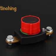 [TinCh-t] Side Post Battery Disconnect Switch 12V-24V With Led Voltmeter Display DC 5-80V Battery Ki