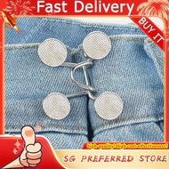[Fast Delivery]Waist Tightening Magic Adjustable Waistband Buckle for Jeans, No-Sew Button 7P5A