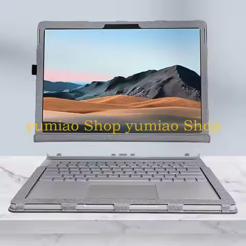 587B Laptop Protective Case PU Leather Cover Stand For Surface Book 2 3 1 13.5''/