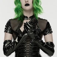 龐克革命分子漆皮手套 / 版型寬鬆