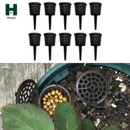 [Homyl] 10 Pieces Fertilizer Basket Fertilizer Container Portable Nursery Pot Bonsai