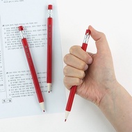 Sharpenable Mechanical Pencil-Style Red Grading Pen Retractable Red Pen.