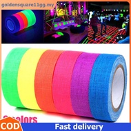 GOGG UV Reactive Tape Blalight Fluorescent Tape Glow in The Dark Neon Gaffer .