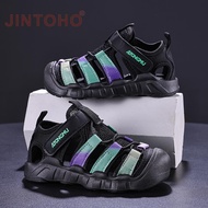 Fashionable Kids Boys Closed Toe Outdoor Sandals Anti Slip for Sports and Canyoning