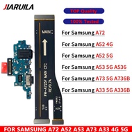 With ic Usb Charging Board USB Charging Port Plug Socket Jack Connector For Samsung A33 A53 A72 A52 