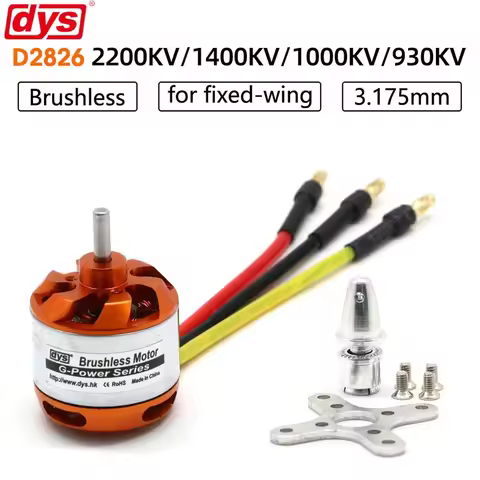 DYS D2826 Brushless Motor 2826 930KV 1000KV 1400KV 2200KV For RC Aircraft Plane Multi-copter Brushle