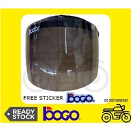 BOGO VISOR COLOUR TINTED XDOT G88 / MS88 / RS88 / SGV / MHR / NS88 / APOLLO / MAGNUM / BOGO