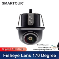 Smartour AHD Fisheye Lens Car Camera AHD 720P Rear View Wide Angle Reversing Backup Camera HD Night