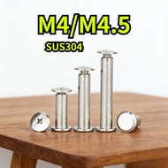 [YDY-R1] Book binding screw/ chicago screw/ 304 Stainless Steel binding screw / scrapbook photo albu