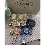 Local Stock、Spot goods♂Fossil!!!!! watch square for men stinless watch