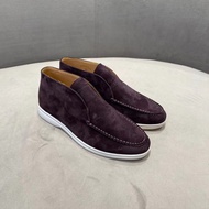 ((24 Hours Shipping Ready Stock) European Station LP Men's Shoes Mid-High-Top Shoes Casual Loafers M