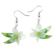 Genshin Impact Earrings - Venti's Cecilia Flower & Kokomi Mermaid Earrings Ideal for Women Girls Dai