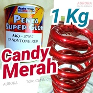 CAT CANDY TONE MERAH CAT PENTA SUPER GLOSS CANDY CENDY CANDI CAT MERAH MARUN CAT MOTOR CAT MOBIL CAT