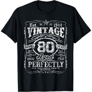 Vintage 1944 Limited Edition 80 Year Old Gifts 80Th Birthday Gift Unisex T-Shirt