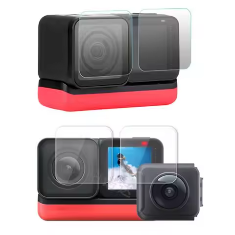 9H Hd Tempered Glass Film For Insta 360 One R Rs Lcd Screen Protector Lens Cover For Insta360 4K 1 I