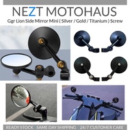 Electric Motor Universal Side Mirror Mini ( Silver / Gold / Titanium ) Screw Ggr Lion G1 Yadea Ezi T