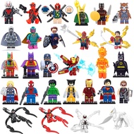 Building Blocks Toys Super Hero Minifigures Compatible with Lego Poison Iron Man Spider-Man Hulk Eagle Eye Superman Rocky Deadpool Toy