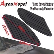 For YAMAHA FJR 1300 FJR1300 2001-2015 Bonneville Motorcycle Tank Pad Sticker Side Gas Knee Grip Prot
