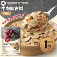 Bibigo / Hat Bahn 牛肉即食粥 （1-2人份）420g (包裝隨機發送) (exp : 2026.10.20)