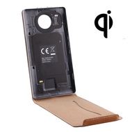 [Giảm Giá] Bao Da Thật Lật Dọc + Ốp Lưng Sạc Không Dây Tiêu Chuẩn QI Dành Cho Microsoft Lumia 950 XL