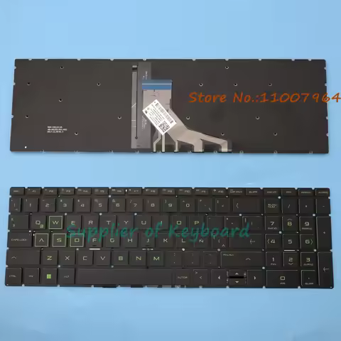 Latin Spanish/UK/French/Czech Slovakian Keyboard For HP Pavilion GAMING 15-EC 15-EC0000 15Z-EC 15Z-E