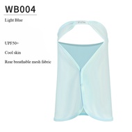 หน้ากากครีมกันแดดของกอล์ฟ PGM ผ้าพันคอระบายอากาศผู้หญิงหน้ากากหน้าผ้าไหมน้ำแข็งกลางแจ้งม่านหมวกป้องก