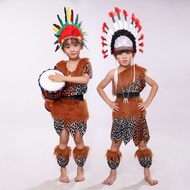 Costume Primal Performance Costume ii16 Savage Children Hunter Chief Costume Performance Costume Tod