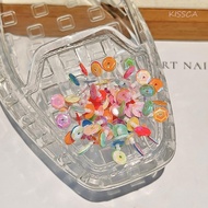 KISSCA Heavenly Jelly Sandals - Crystal & Removable Flower Charms for Girls