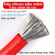 Dây silicon siêu mềm (1m) 4 AWG 6 AWG 8 AWG 10 AWG 12 AWG chịu nhiệt độ cao dây nối nguồn dây dây cấ