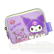 กระเป๋า Sanrio ลาย KUROMI กระเป๋าเศษสตางค์ ใส่เหรียญ รหัส KU-08 ขนาด 14 X 10.5 cm. แบบมีซิป หนัง PU จำนวน 1ใบ พร้อมส่ง