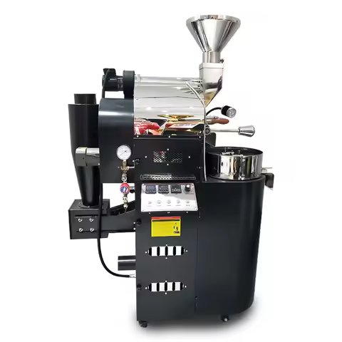 Dongyi 2024 Food Grade Drum Coffee Roaster 2.5kg Smart Coffee Bean Roasting Baking Machine with CE C