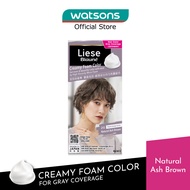 LIESE Blaune Creamy Foam Color (Natural Ash Brown) 1s