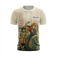 Baju Gawai 2023 Fashion Printing T-shirt Sublimation Ready Stock Mircrofiber Dryfit Round Neck Saraw