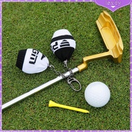[lszdy] Knitted Golf Ball Cover Accessories Portable Fashion Women Men Golf Ball Bag