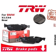 ผ้าเบรคหลัง BMW X1 E84 ยี่ห้อ TRW พร้อม/ไม่พร้อมสายไฟเตือนหน้า X1/E84