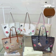 New Zipper Tote Bag Single Shoulder Tote Bag Graffiti Co branded Women's Bag