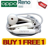 OPPO Earphone (Buy 1 Free 1) A18 A17 A15 A16 A38 A58 A53 A54 A57 A78 A79 A77S A74 A92 A93 A94 A95 A9