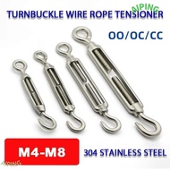 NG1ZX 1Pcs Wire Rope Tensioner, Oc Oo Cc Type 304 Stainless Steel Tension Device Line, Cable Tension