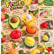 GANTUNGAN Fruits fidget clicker | Fidget clicker 3D Keychain | Fidget clicker | Clicker Keyboard | C