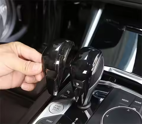ABS Carbon Fiber Gears Knob Cover For BMW G20 G21 X3 G01 X4 G02 2022 G29 G22 G23 G26 F40 F44 G42 Gea