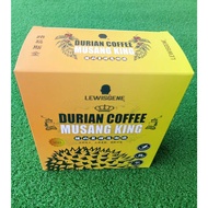 [HALAL] LEWISGENE Premium Durian 3in1 Instant Coffee Musang King/ Kopi Durian/ 顶级猫山皇榴莲即溶咖啡 ( 30g x 1