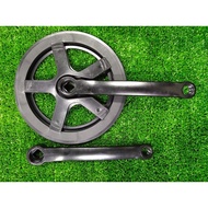 Basikal Single speed Crank set 36T 40T for Adult bicycle Fixie MTb COTTERLESS CRANK SET Bike